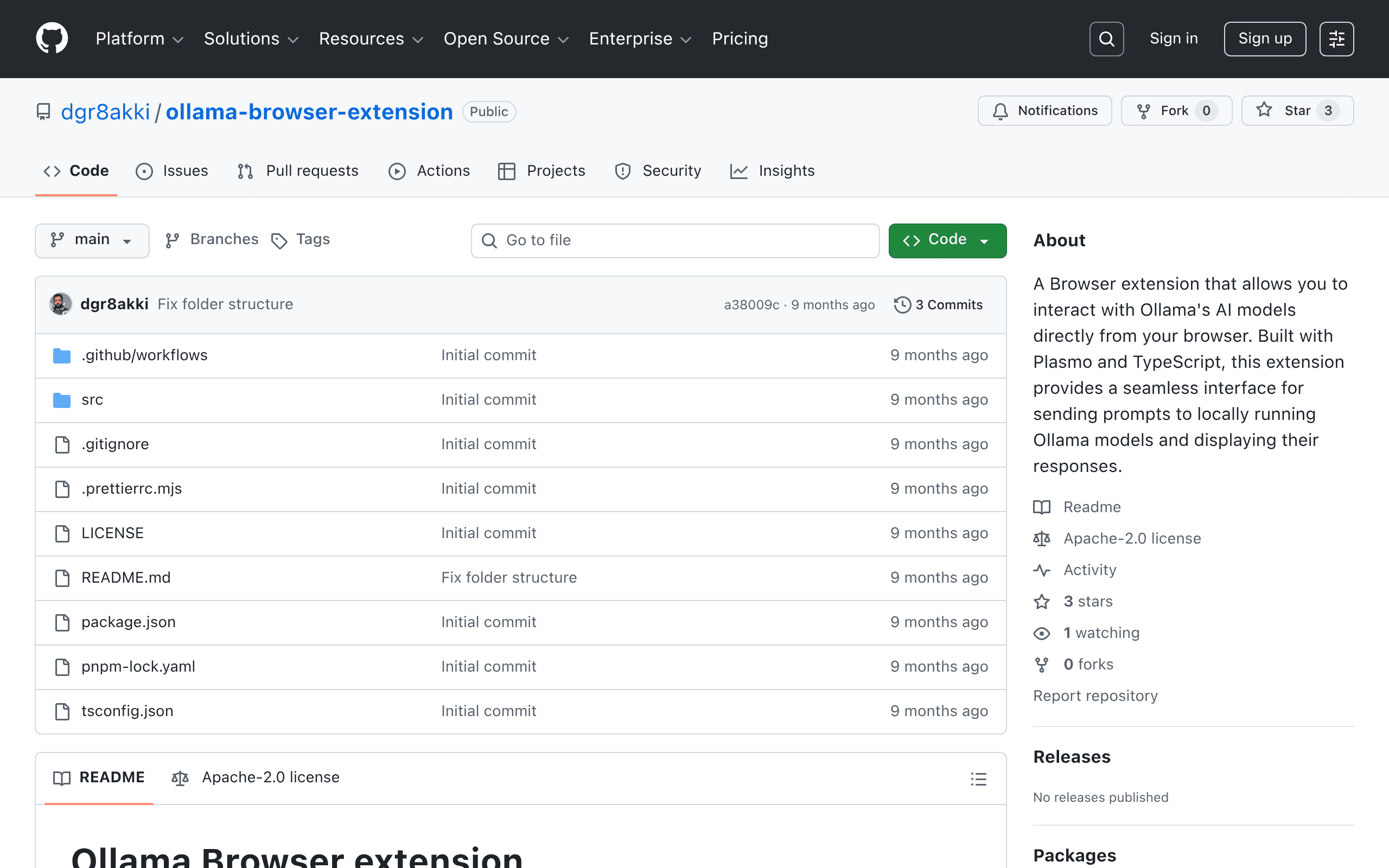 Ollama Browser Extension